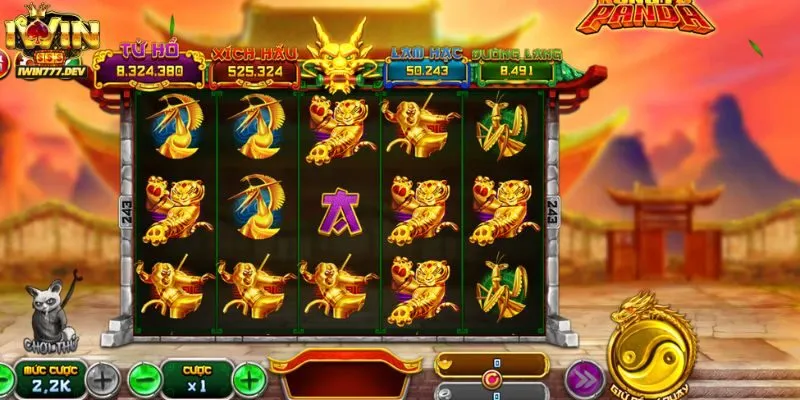 Cách Chơi Slots Kungfu Panda Dễ Thắng Tại Iwin Cho Tân Thủ 2 Tìm hiểu về game nổ hũ Kungfu Panda tại iWin