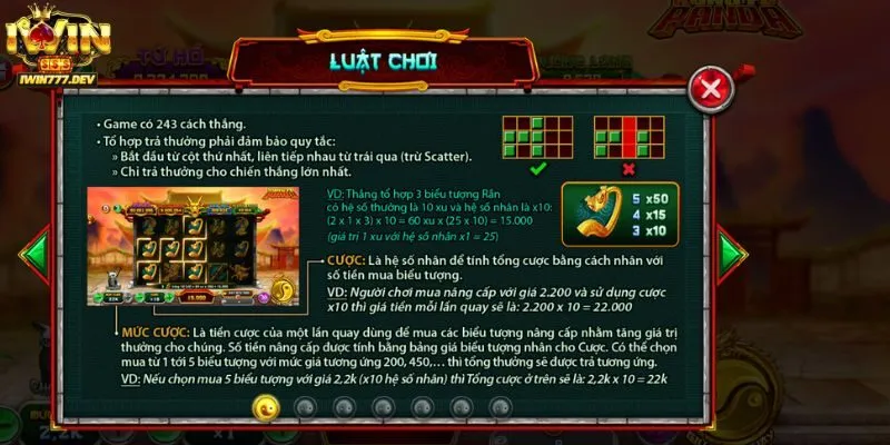 Cách Chơi Slots Kungfu Panda Dễ Thắng Tại Iwin Cho Tân Thủ 3 Cách chơi Kungfu Panda cho tân thủ tại Iwin