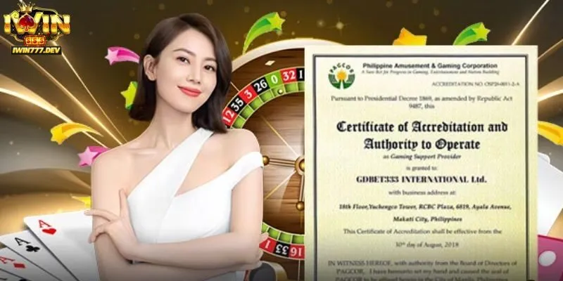 Giấy phép iWin 3 Tiêu chí nào đã giúp cổng game nhận được giấy phép?