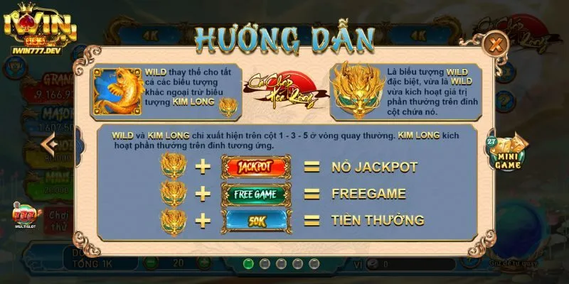 Kinh Nghiệm Chơi Slots Cá Chép Hóa Rồng Cho Người Mới 3 Chi tiết cách chơi và luật chơi tại cổng game iWin